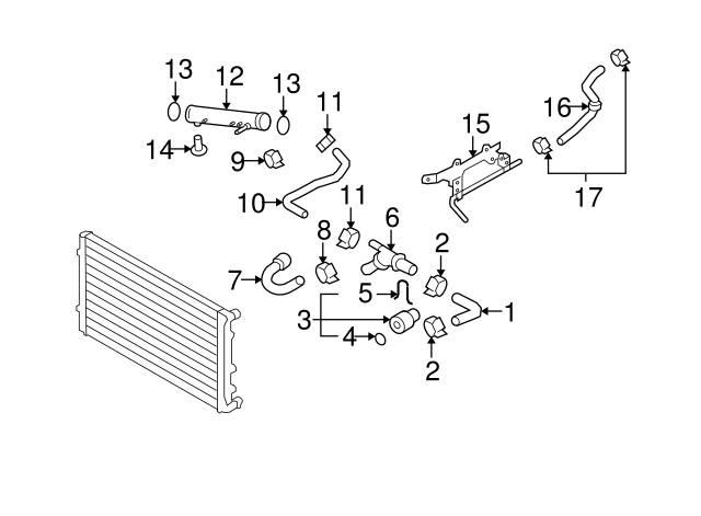 Engine Coolant Pipe O N-101-392-01 - View 2