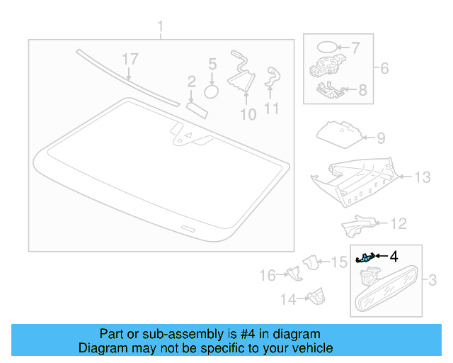 Mirror Inside Retainer Spring 8S0-857-945 - View 22