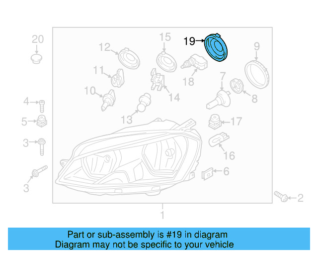 Inner Cap 1K6-941-608-A - View 68