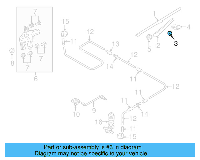 Wiper Arm Nut N-106-092-04 - View 5