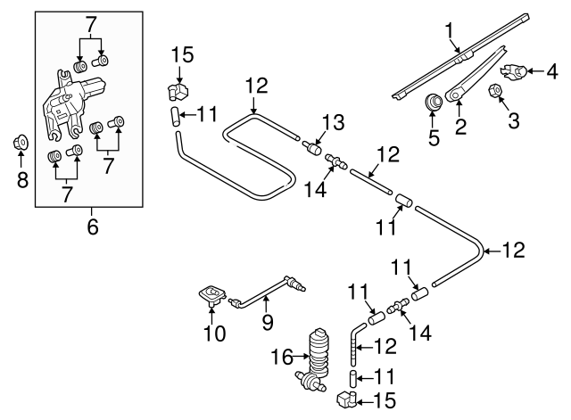 Hose 2D0-955-962 - View 8