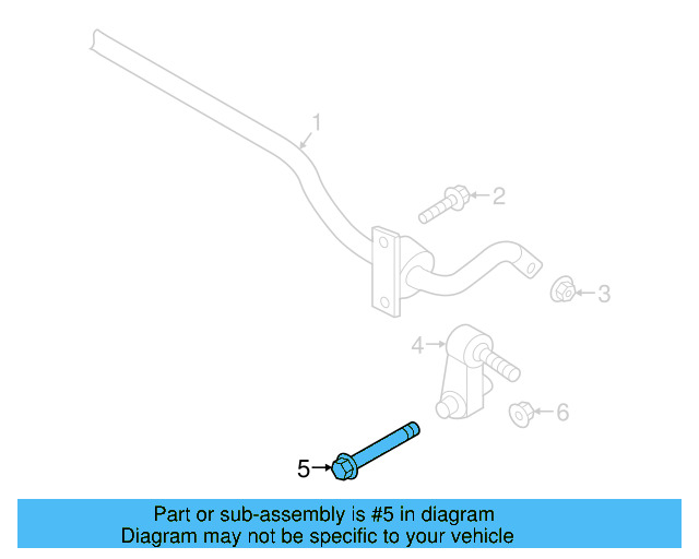 Stabilizer Link Bolt N-107-765-01 - View 11