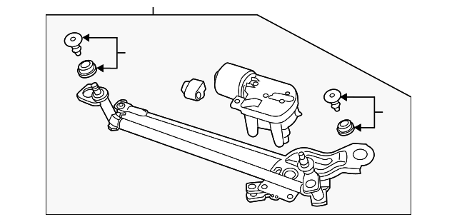 Motor & Linkage 5GM-955-023-A - View 2