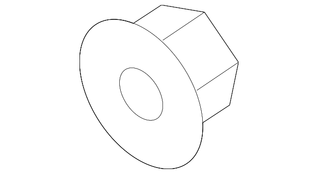 Stabilizer Link Nut N-901-838-04 - View 2