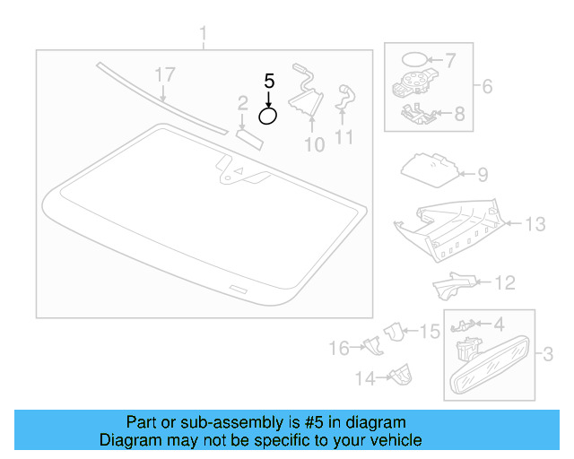 Mirror Support 6N0-845-543 - View 11