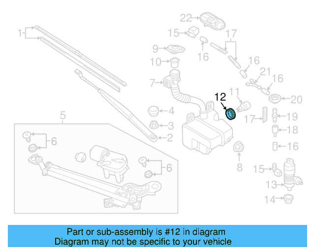 Level Sensor Seal 7M0-919-382 - View 56