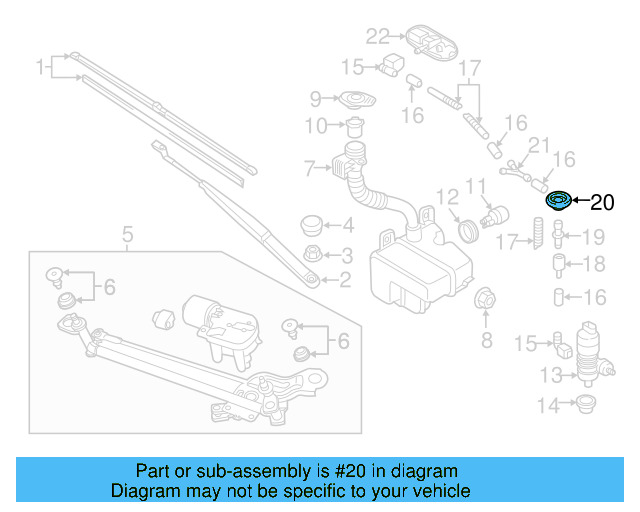 Tubing Grommet 6Q0-955-998