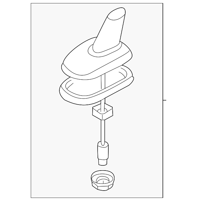 GPS Antenna Assembly 3C0-035-507-T - View 2
