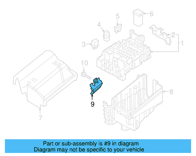 Retaining Bracket 5C0-906-393 - View 11