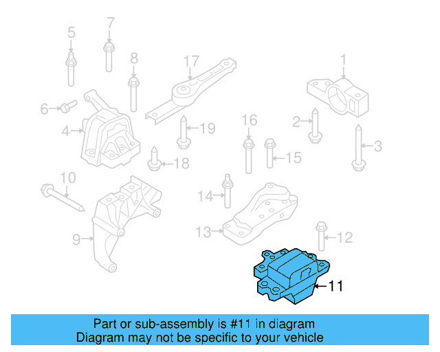 Trans Mount 5N0-199-555-K - View 4