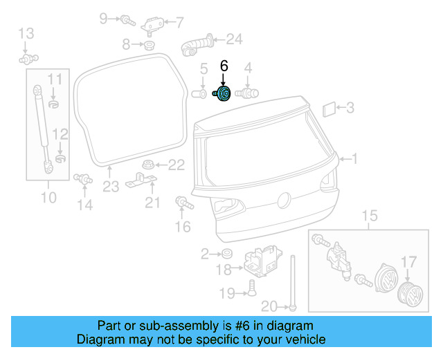 Mount Bracket Rear Bolt N-105-695-01 - View 10