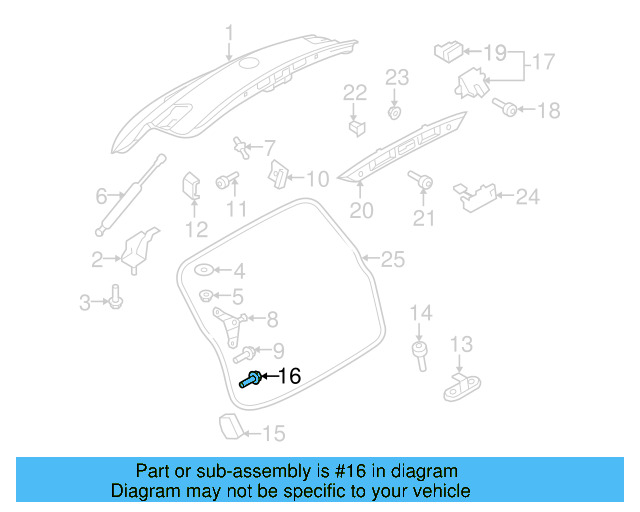 Engine Air Intake Hose Bolt N-909-936-01 - View 17