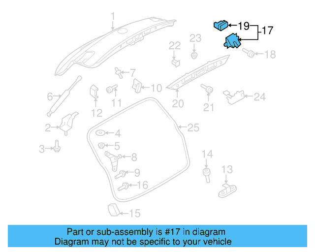 Lock Actuator 5M0-827-505-H-9B9 - View 14