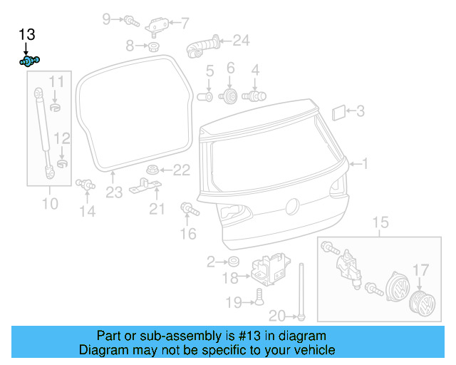 Support Strut Clamp 443-823-397 - View 12