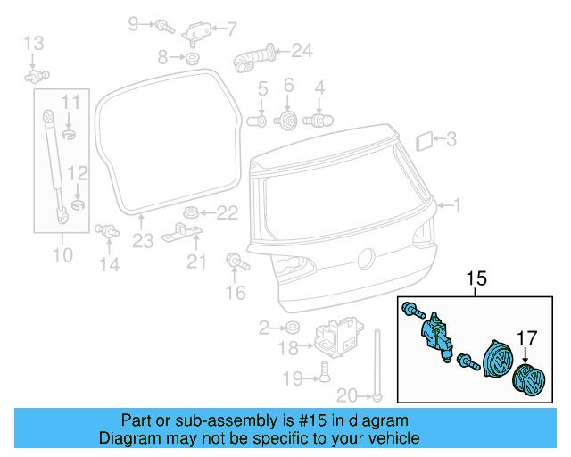 Opener Assembly 5G0-827-469-F-FOD