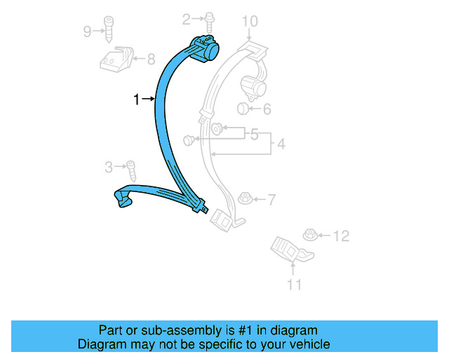 Outer Belt Assembly 5G9-857-805-B-RAA - View 3