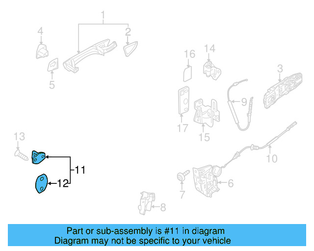Lock Cover 5K0-837-349-B - View 14