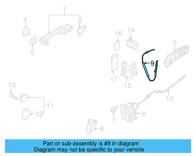 Cable 5N0-837-017-E - View 53