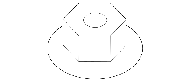 Center Belt Assembly Nut N-989-234-03 - View 17