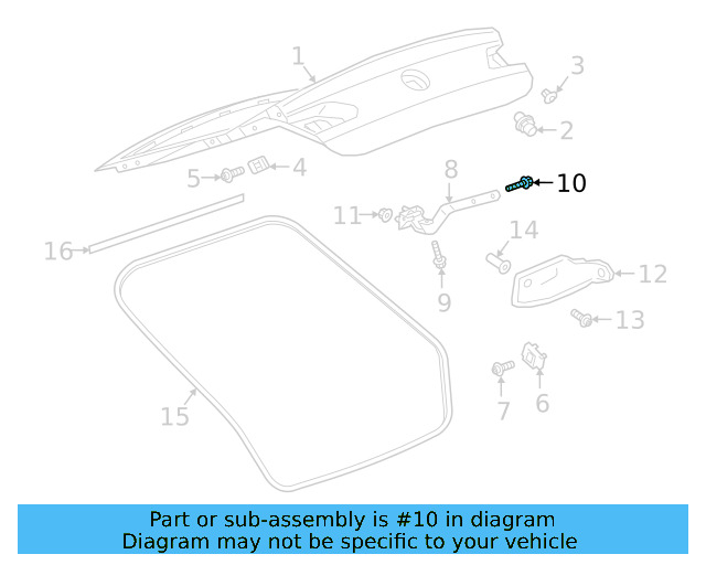 Hinge Bolt WHT-004-808 - View 4