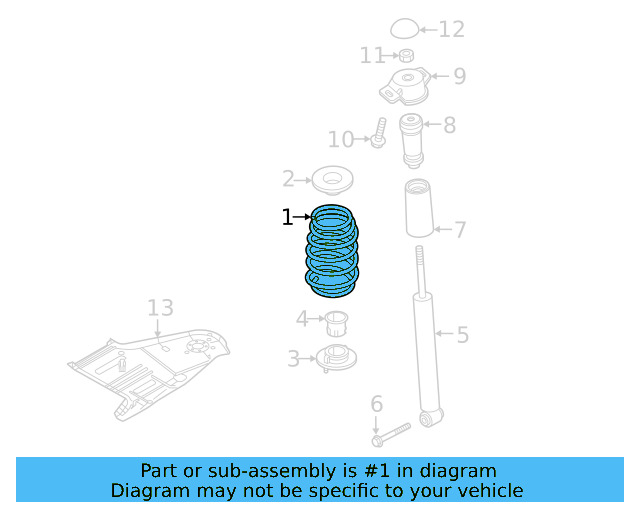 Coil Spring 5QF-511-115-AM - View 3