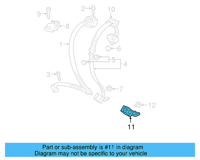 Buckle End 5GM-857-739-QVZ - View 3