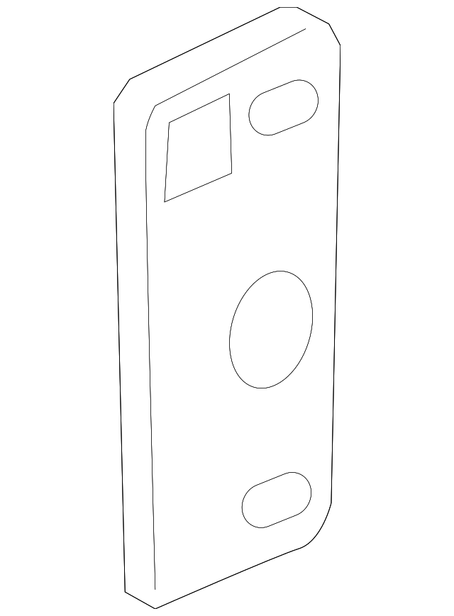 Lower Hinge Backing Plate 1K0-831-288-B - View 7
