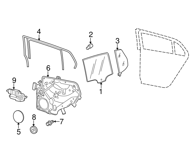 Movable Glass Pin 6N0-839-511 - View 21