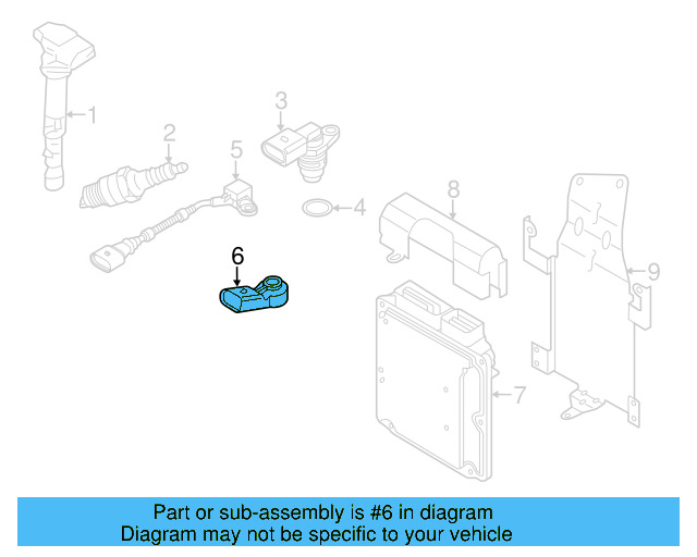 Knock Sensor 030-905-377-D - View 13