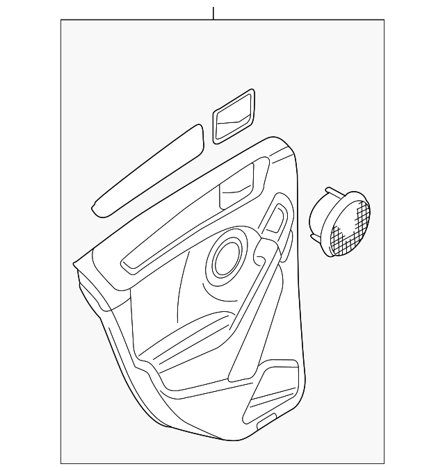 Door Trim Panel 5K6-867-221-M0W