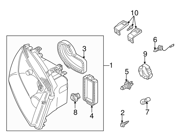 Fog Lamp Bulb N-017-762-2 - View 6