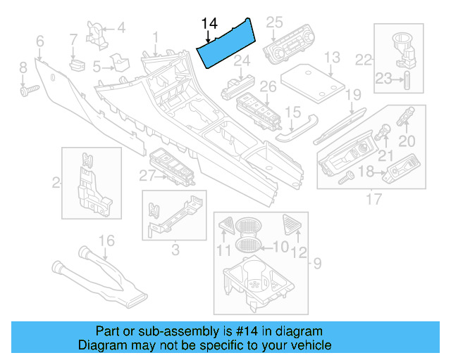 Trim Plate 3C8-863-082-YI2