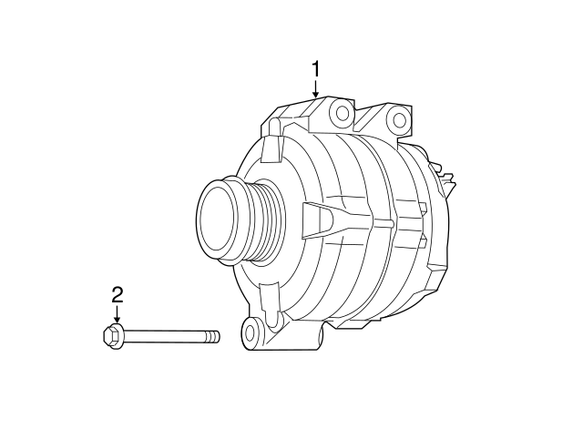 Alternator Mount Bolt WHT-005-724 - View 2