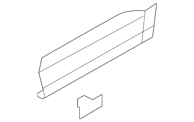 Lower Molding 5N0-854-949-E-UBN
