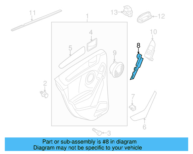 Pull Handle 5K4-868-714-A-81U - View 4