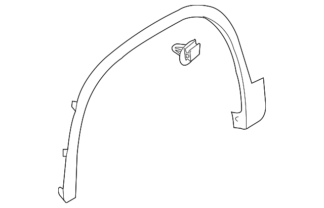 Wheel Opening Molding 5N0-854-732-A-9B9 - View 2
