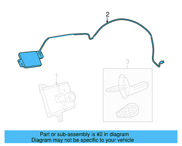 Antenna 7B0-907-889 - View 3