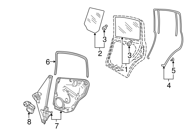 Movable Glass Pin 6N0-839-511 - View 14