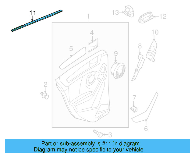 Belt Weather 5K6-839-479-B-5AP - View 4