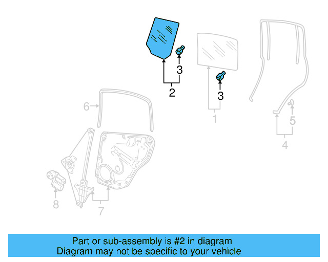 Movable Glass Pin 6N0-839-511 - View 16