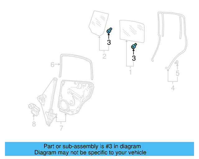Movable Glass Pin 6N0-839-511 - View 22