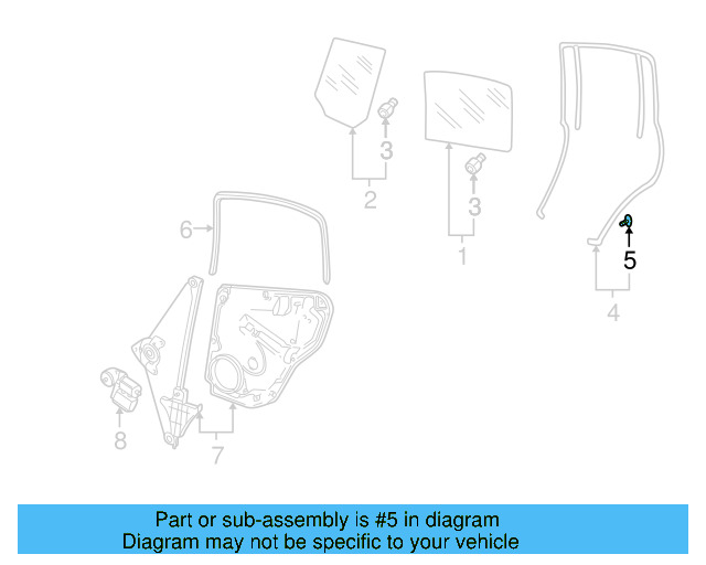 Lower Seal Clip 3B0-839-723 - View 8