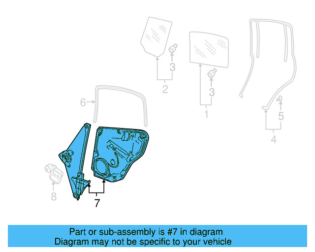 Window Regulator 3B9-839-462-A - View 3