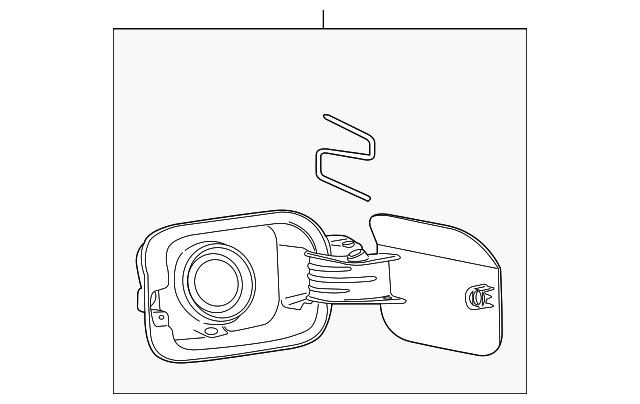 Fueldoor (Unpainted) 561809857lgru - View 2