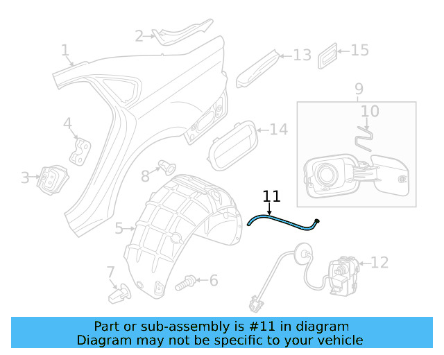 Fender Liner Retainer Nut N-908-338-01 - View 21