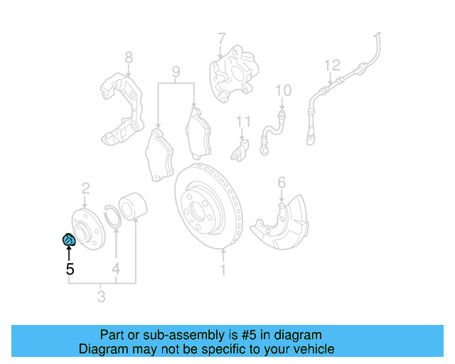 Bearing Assembly Lock Nut N-905-876-02 - View 4