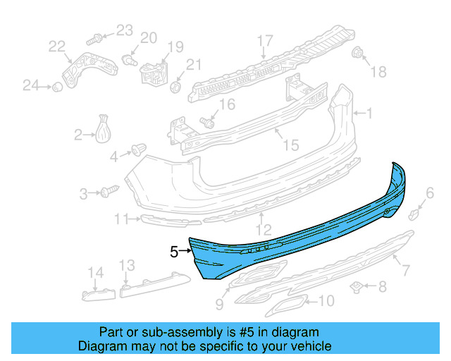 Lower Cover 5NN-807-521-G-9B9 - View 3