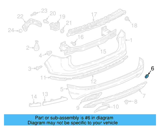 Quarter Panel Splash Shield Nut N-907-579-01 - View 106