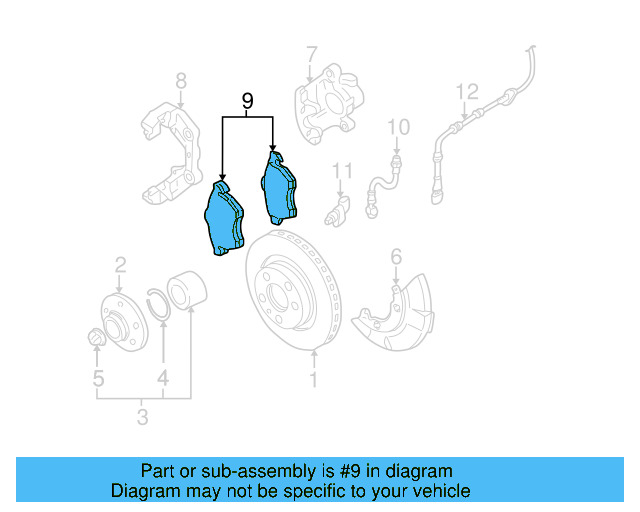 Disc Brake Caliper Bracket 3B0-615-125 - View 9