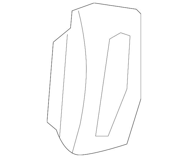 Folding Seat Latch Release Handle Bezel 1Y0-881-607-B41